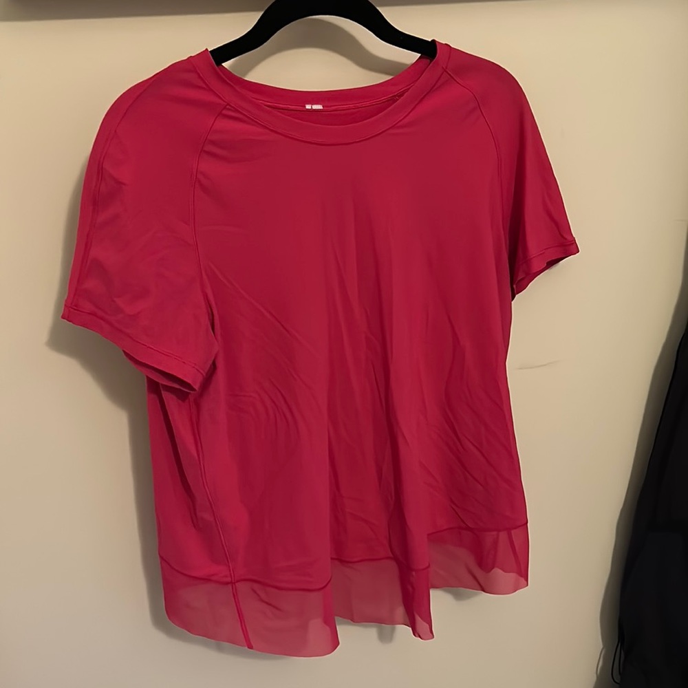 Lulu lemon open back tshirt